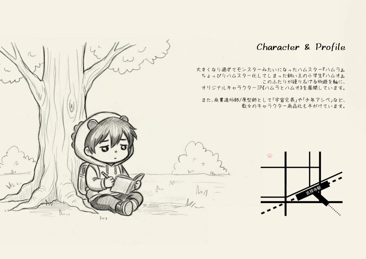 ハムラとハムオ | ヨシダケンジ 公式ショップ